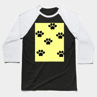 Paw pattern Baseball T-Shirt